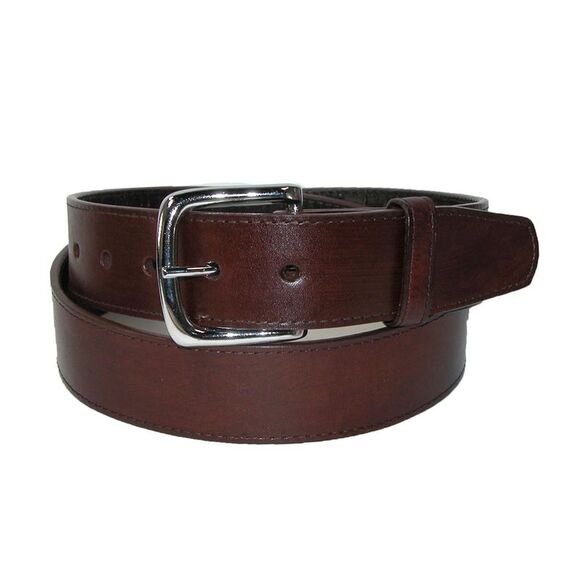 CTM Men's Leather Money Belt Removable Buckle - Picture 1 of 3